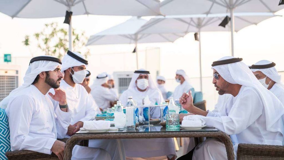 Un acto en Dubai en la era del coronavirus. (Dubai Media Office)