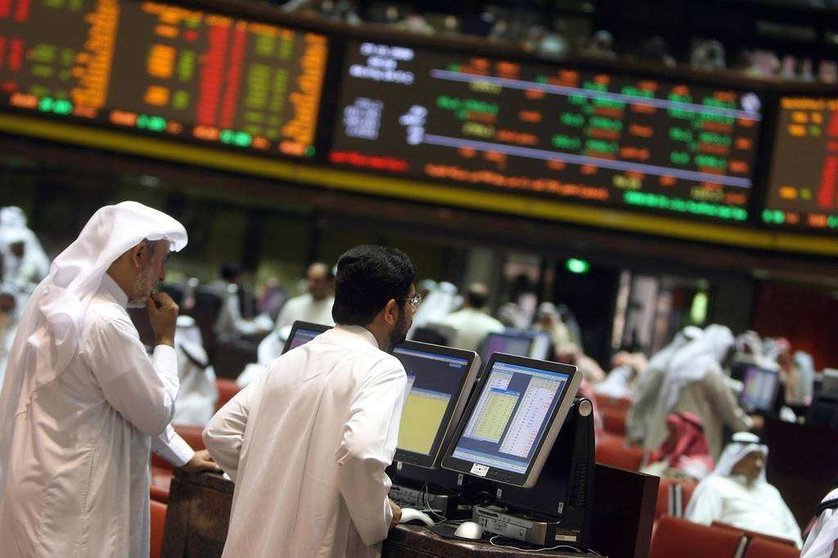 Bolsa de valores en Emiratos Árabes. (WAM)