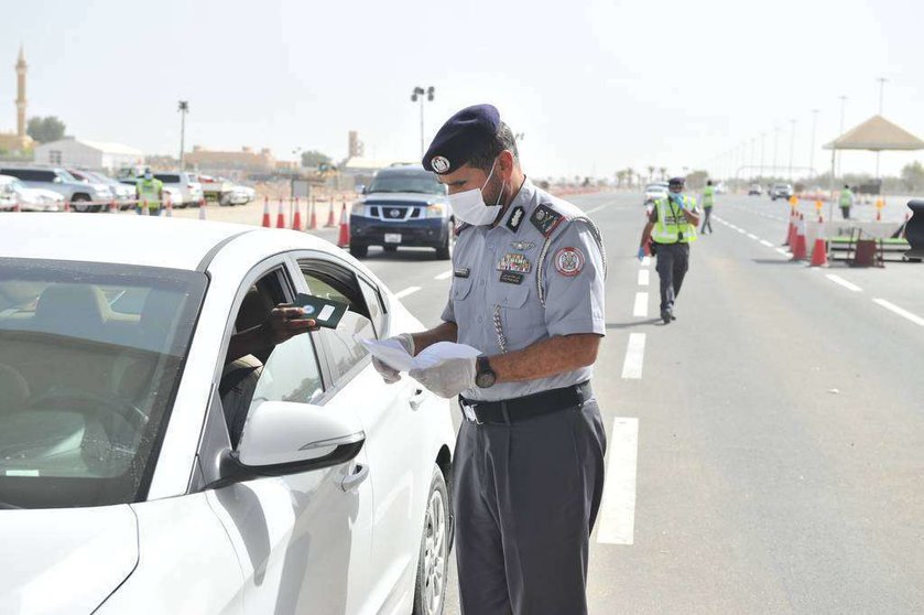 Policía de Abu Dhabi. (WAM)