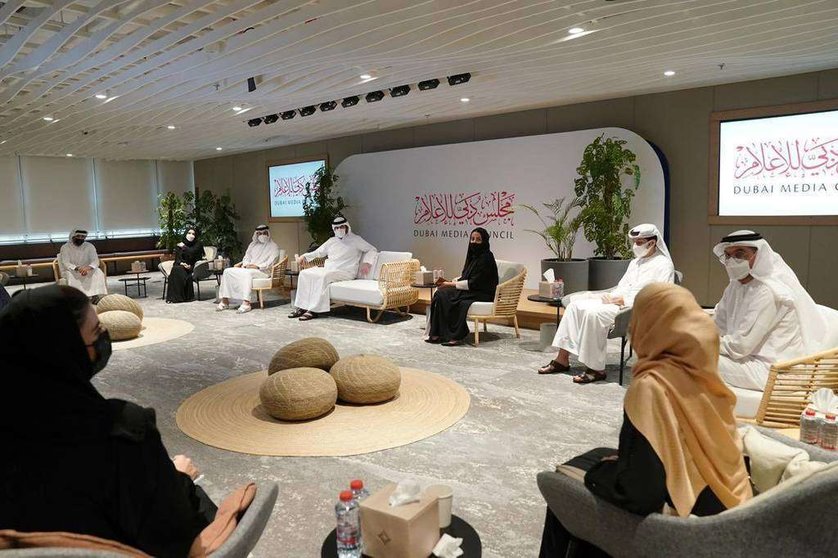 Primera reunión del Consejo de Medios de Dubai. (@DXBMediaCouncil)