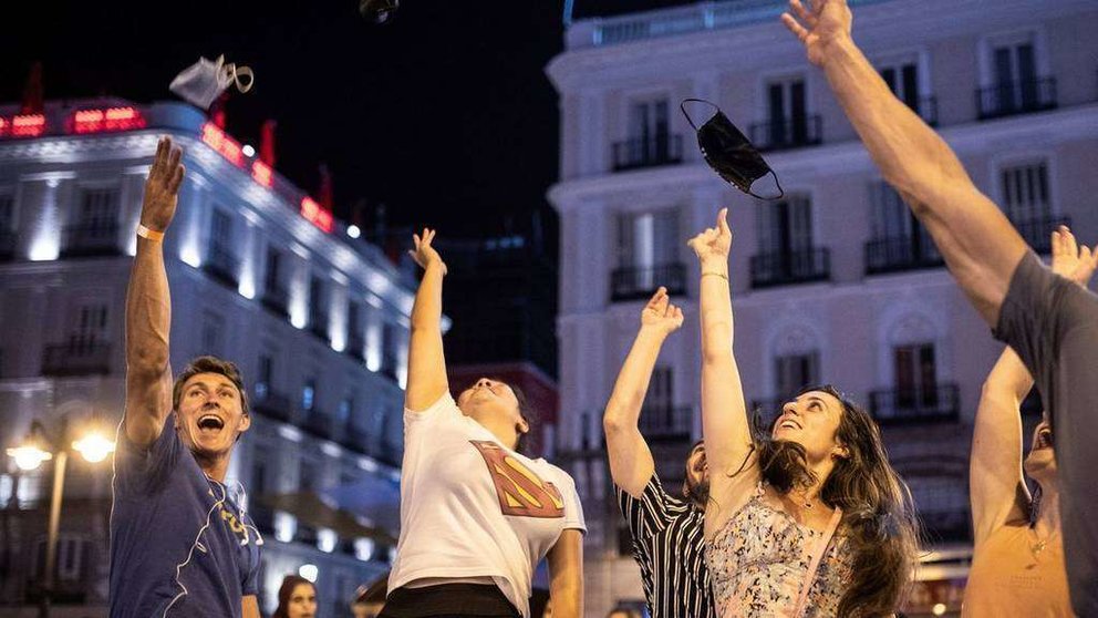 España se quita la mascarilla en exteriores sin aglomeraciones. (Fuente externa)