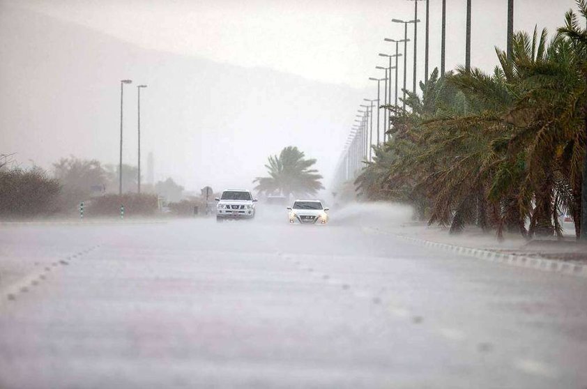 Precipitaciones en Abu Dhabi. (WAM)