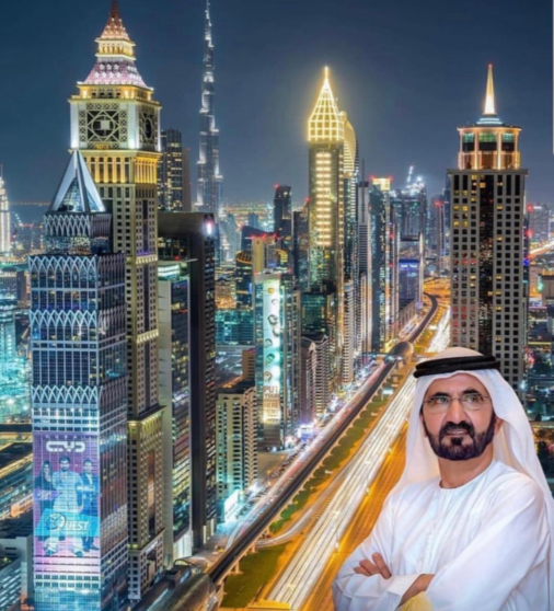 Una imagen del gobernante de Dubai. (Twitter)