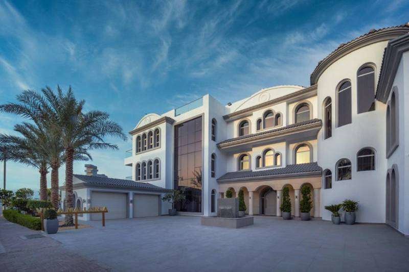 Una imagen de la villa en Palm Jumeirah de Dubai con el alquiler más caro. (Fuente externa)