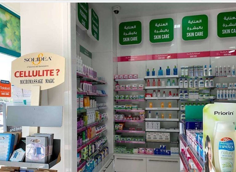 Una farmacia en Emiratos Árabes a modo ilustrativo. (EL CORREO)