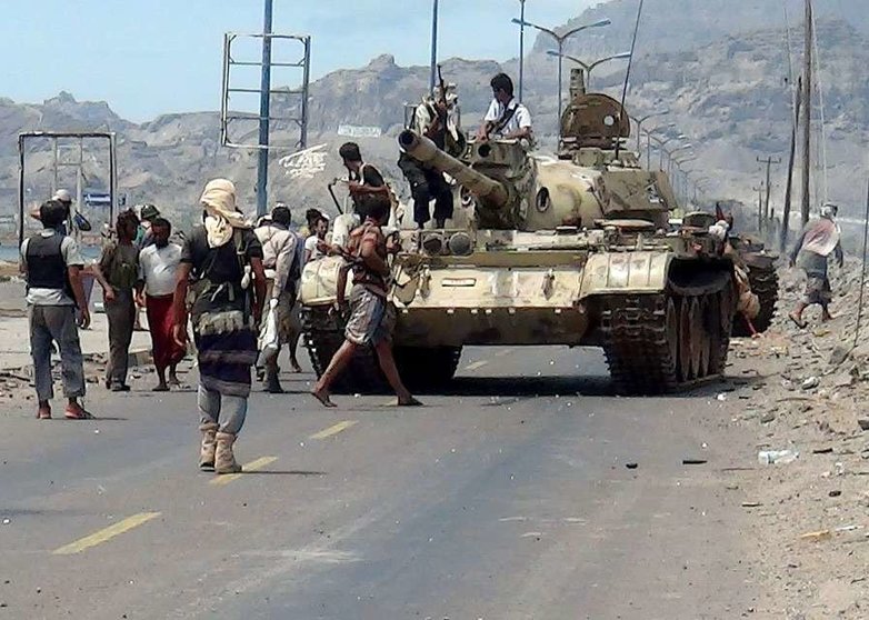 Milicianos hutíes en Yemen. (Fuente externa)