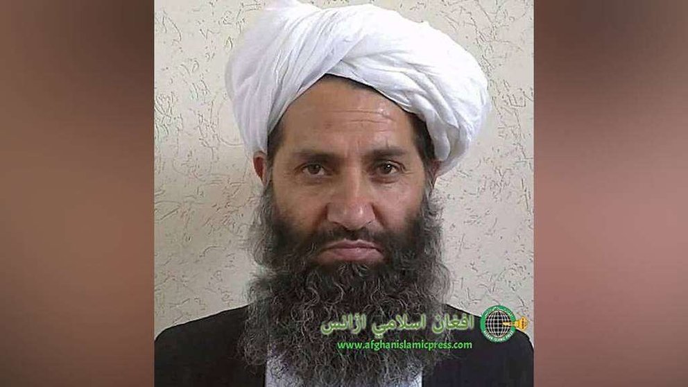 Hibaullah Akhundzadeh, líder espiritual talibán. (Fuente externa)