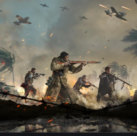 Una publicidad del videojuego Call of Duty.