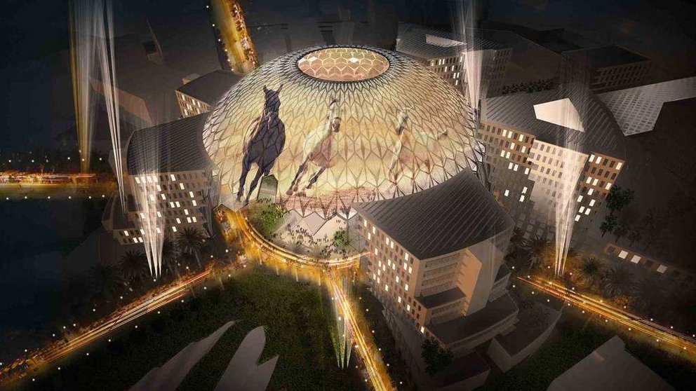 Plaza Al Wasl del recinto de la Expo 2020 Dubai. 