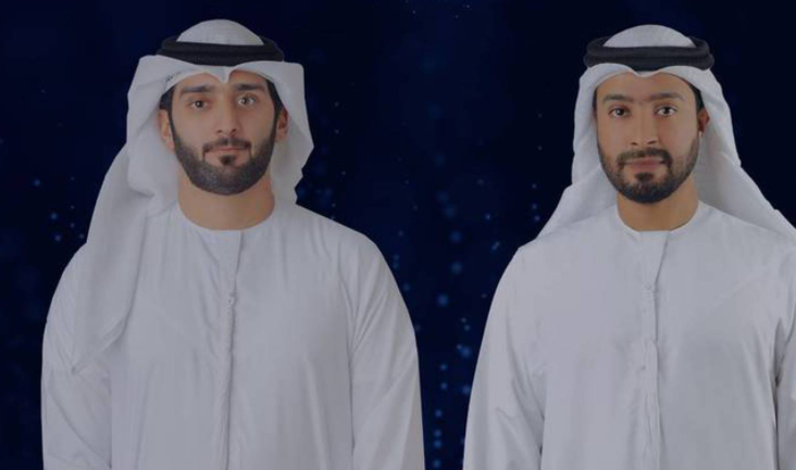 Abdullah Al Hammadi, izquierda, y Saleh Al Ameri participarán en el experimento en un centro de investigación ruso. (Centro espacial Mohammed bin Rashid)