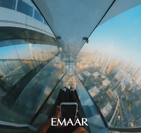 Una captura del vídeo de la nueva atraccion publicado en Twitter por Emaar.