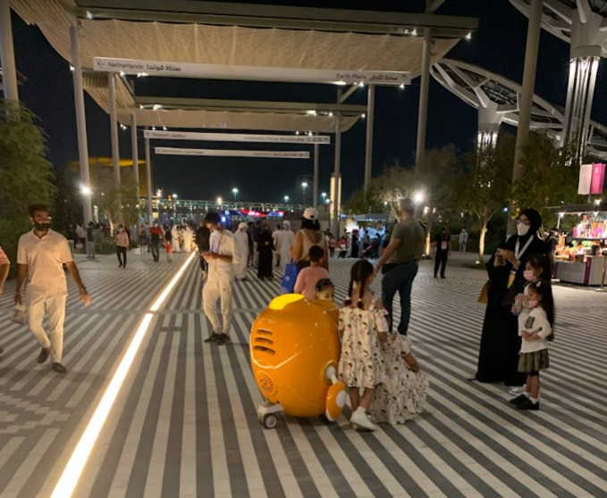 Una imagen de la entrada al Distrito de la Sostenibilidad de la Expo 2020 Dubai. (EL CORREO)
