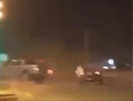 Una captura de pantalla del vídeo del accidente difundido.