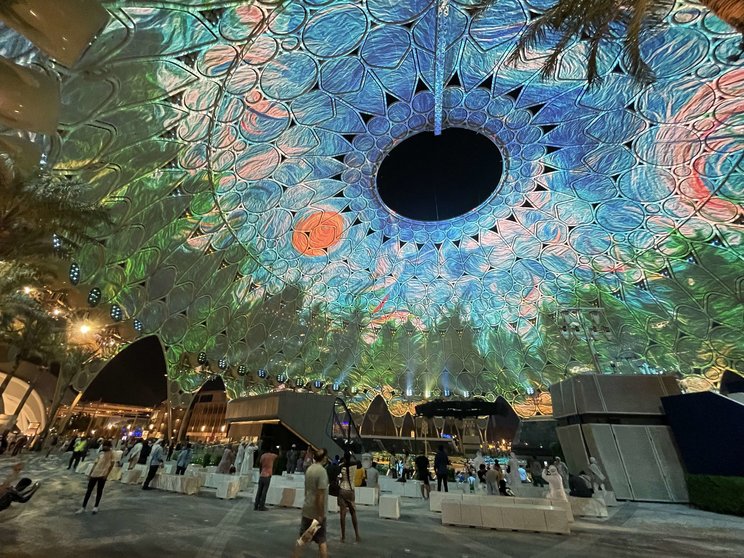 La Plaza Al Wasl en la Expo Dubai. (EL CORREO)