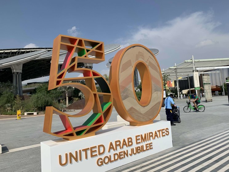 La Expo de Dubai recuerda el 50 aniversario del país. (EL CORREO)