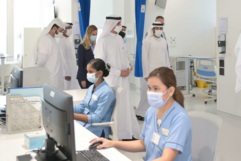Un centro sanitario en Dubai en la era del coronavirus. (WAM)