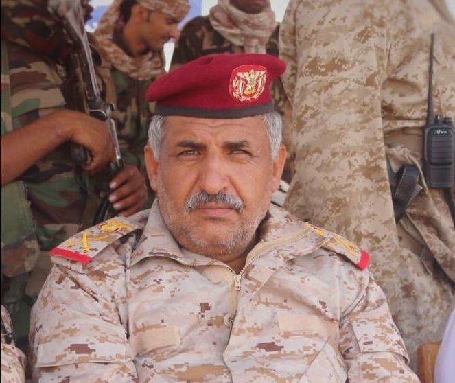 El general Nasser Al-Thaybani, que murió en un enfrentamiento en las afueras de Marib. (Arab News)