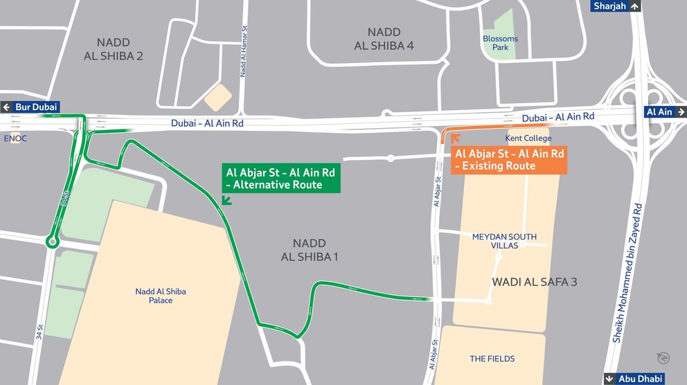 Ampliación de la carretera Dubai- Al Ain. (WAM)