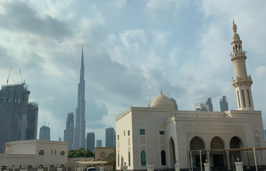 Cielos cubiertos en el centro de Dubai. (EL CORREO)
