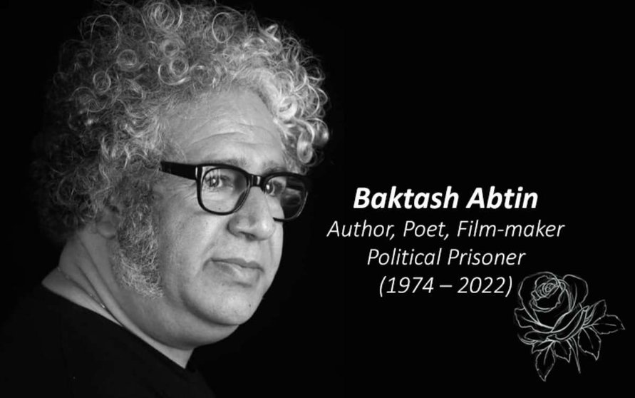 El escritor iraní faleecido Baktash Abtin. (Twitter)