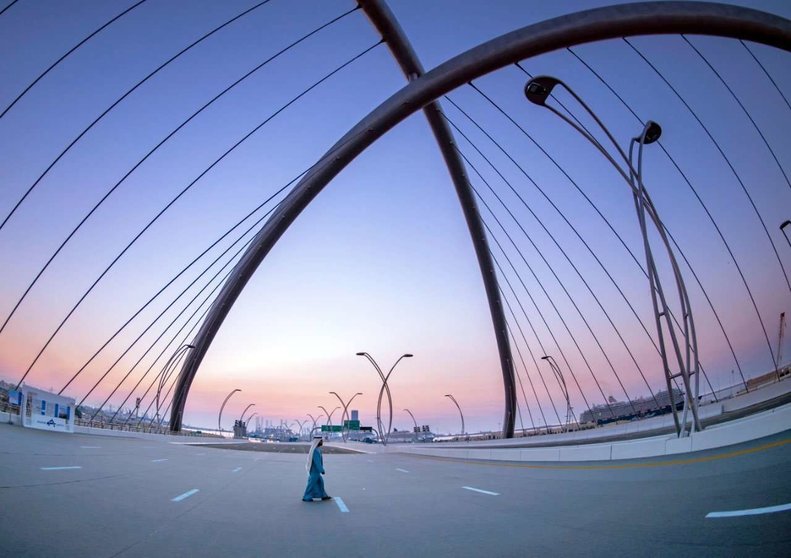 El puente Infinito de Dubai. (Twitter)