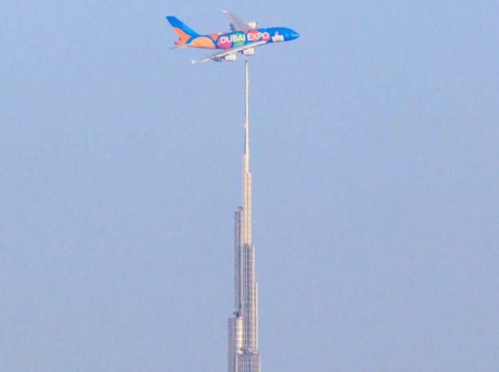 Esta imagen tomada por el piloto de Emirates y residente de Dubái James Ward ha sido preseleccionada para un premio internacional. Foto: James Ward