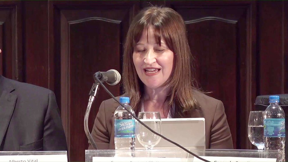 Carmen Pastor, directora académica del Instituto Cervantes. (Youtube)