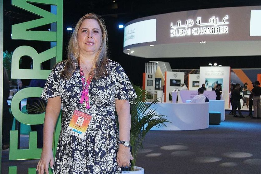 Carmen Gisela Vergara, administradora general de Propanamá en GBF Latam 2022. (EL CORREO)