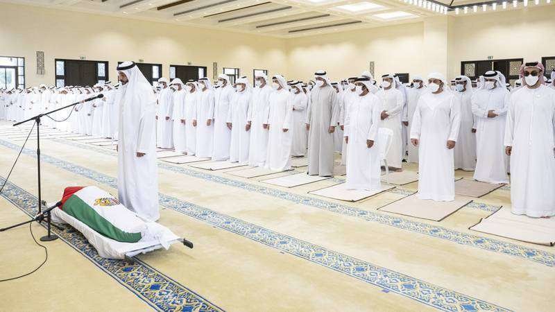 Funeral del jeque Khalifa en Abu Dhabi. (Ministerio de Asuntos Presidenciales)