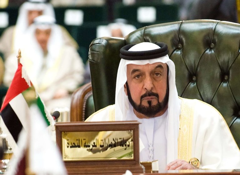 El fallecido presidente de EAU, el jeque Khalifa.