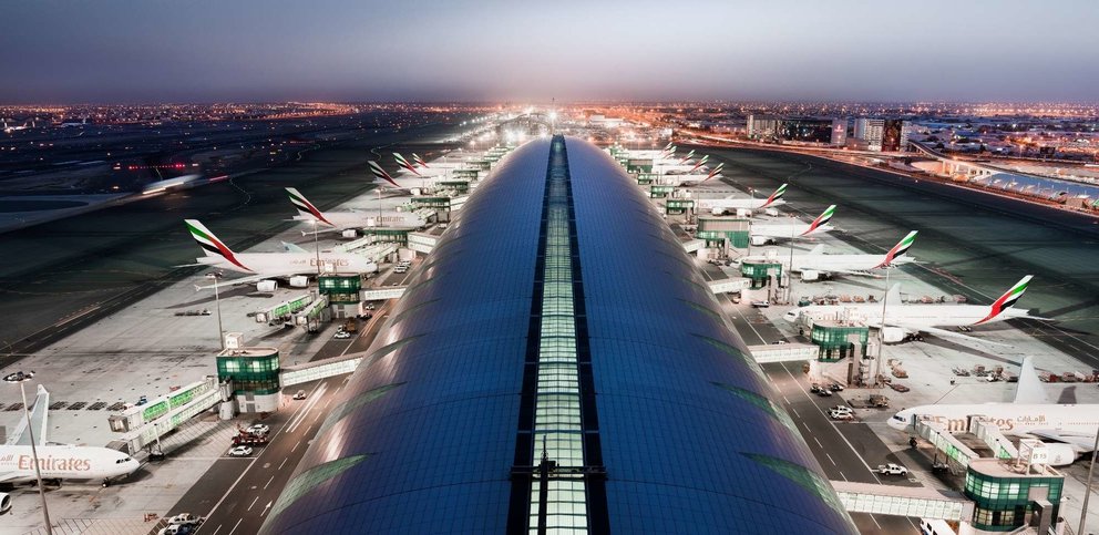 Una imagen del aeropuerto DXB. (Dubai Media Office)