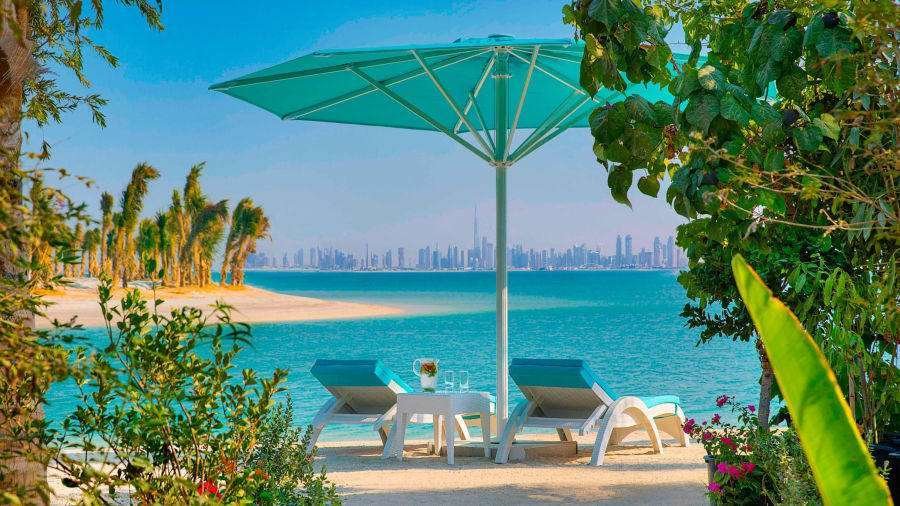 Una vista de la playa Anantara World Islands en Dubai. (Fuente externa)