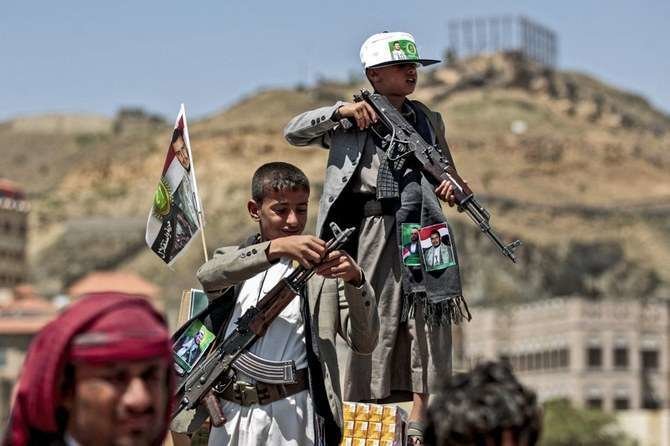 Niños soldados en Yemen. (Fuente externa)