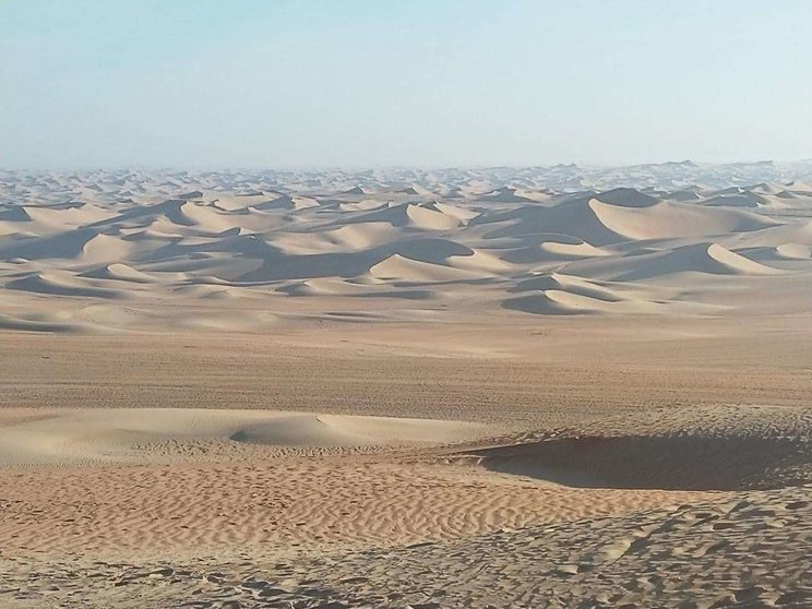 Una imagen del desierto en Emiratos Árabes Unidos. (EL CORREO)