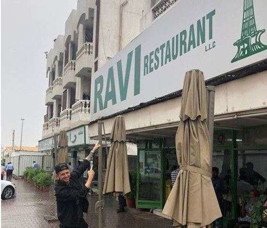 El restaurant Ravi en Dubai. (Twitter)