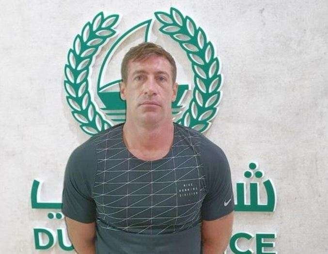 El supuesto capo de la cocaína. (Dubai Police)