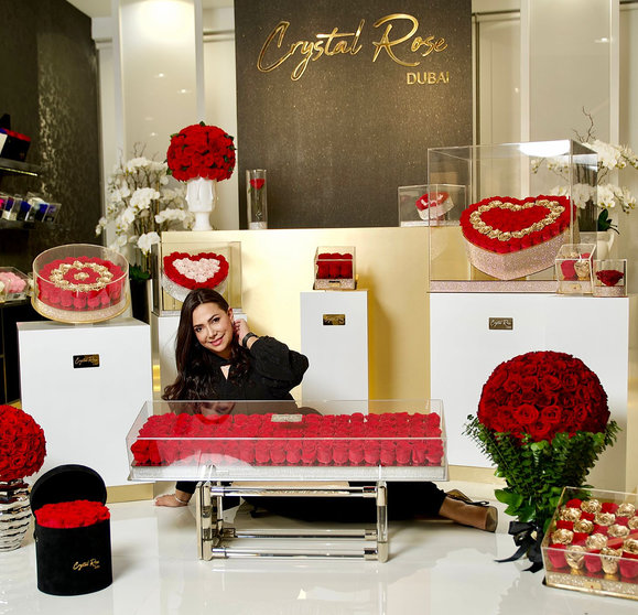 Angélica ha creado en Crystal Rose un lugar muy especial en Dubai. (EL CORREO)