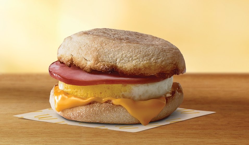 McMuffins, sandwich incluido en los desayunos de McDonald's. (Fuente externa)