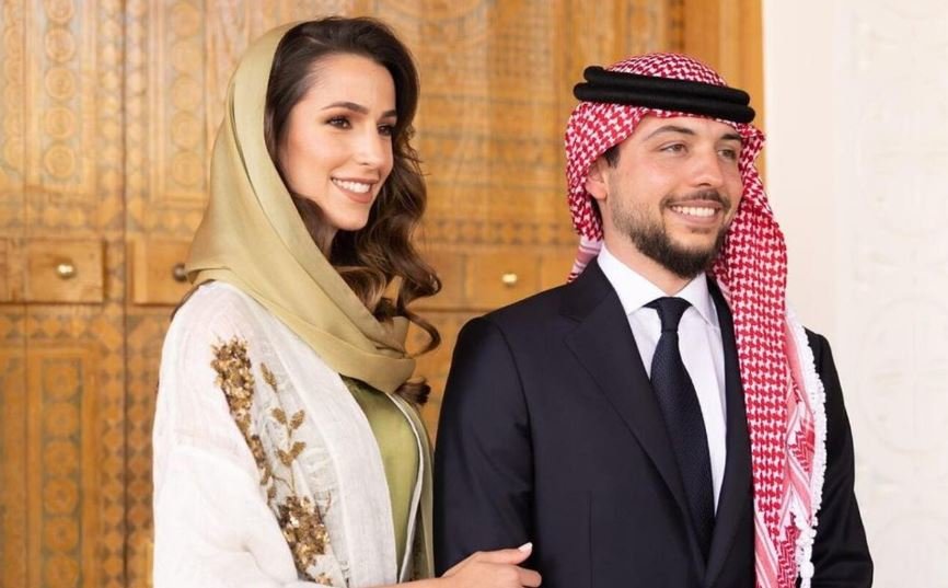 El príncipe heredero de Jordania y su novia. (Fuente externa)