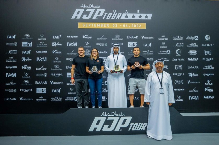 Campeones del Jiu-Jitsu AJP Tour UAE. (WAM)
