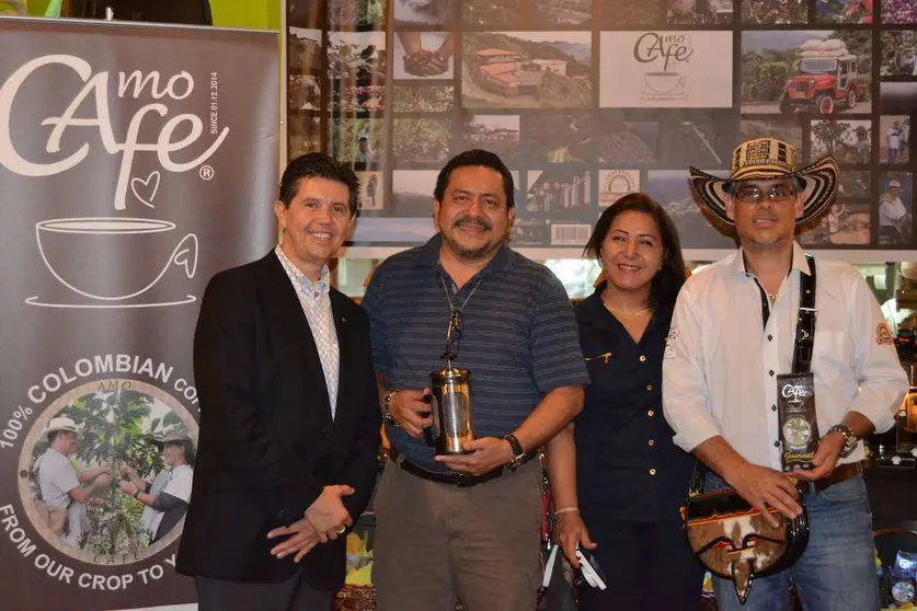 De izquierda a derecha, Rafael Arismendy, Ernesto Cab Vera, Nasrin Mashemy y Fabio Flórez. (Foto: Suhail Ali)