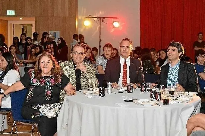 Representantes diplomáticos de Perú y México. Fotos: Manaf K. Abbas.