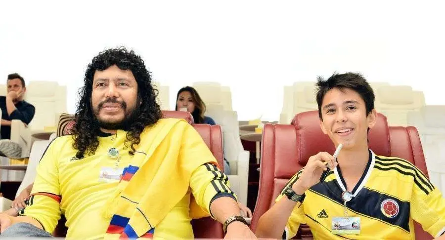 René Higuita durante el partido de Colombia en Abu Dhabi en marzo de este año.