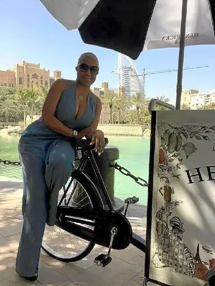 Haila Mompié en Madinat Jumeirah.