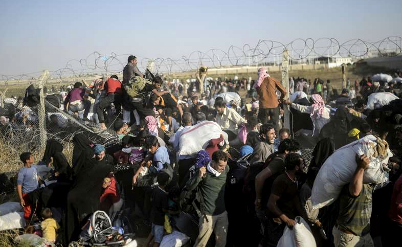 Refugiados se desplazan en las fronteras europeas en busca de un mejor futuro. Foto: Agencia de las Naciones Unidas para los Refugiados (UNHCR)