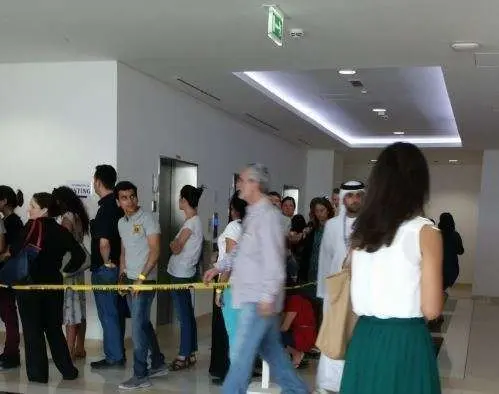 Una imagen de la sesión de casting celebrada en Dubai del martes, 11 al jueves, 13 de agosto de 2015.