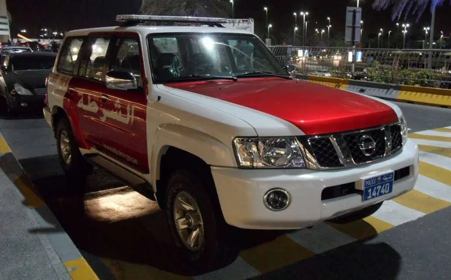 Imagen de un Nissan Patrol de la Policía del emirato de Ajman.