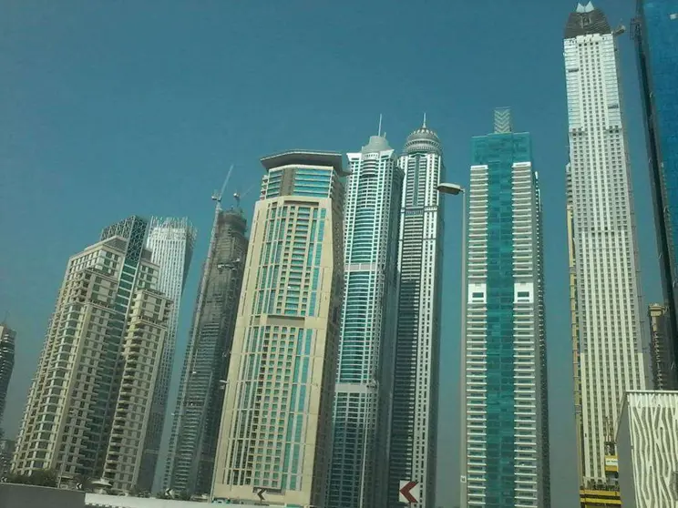 Rascacielos en Dubai Marina. (Manuel Guisande)