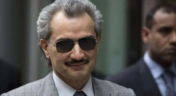 Una imagen del príncipe Al Waleed uno de los hombres más ricos de Arabia Saudita.