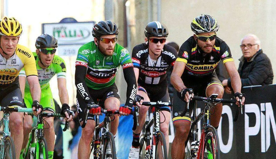 El ciclista colombiano Carlos Julián Quintero, entre otros. 